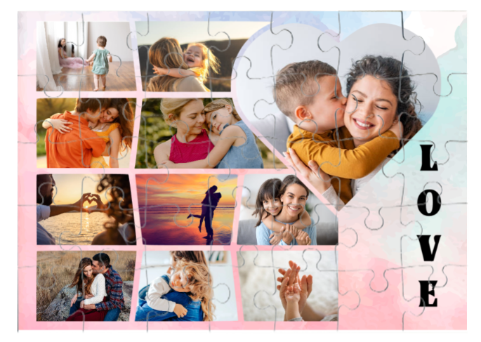 Egyedi fényképes kirakó 35dbos - Szerelem -  LoveMagic