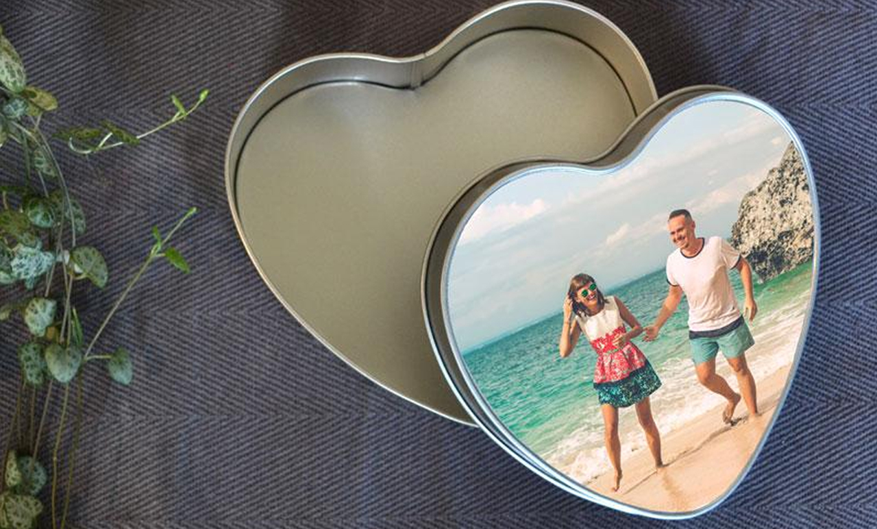 Fényképes Ékszerdoboz (Szív)