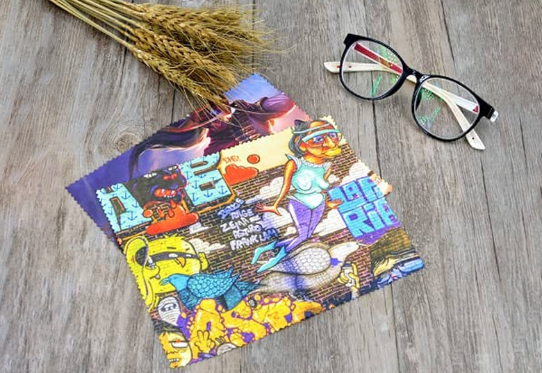 Fényképes szemüvegtörlőkendő 15x18cm