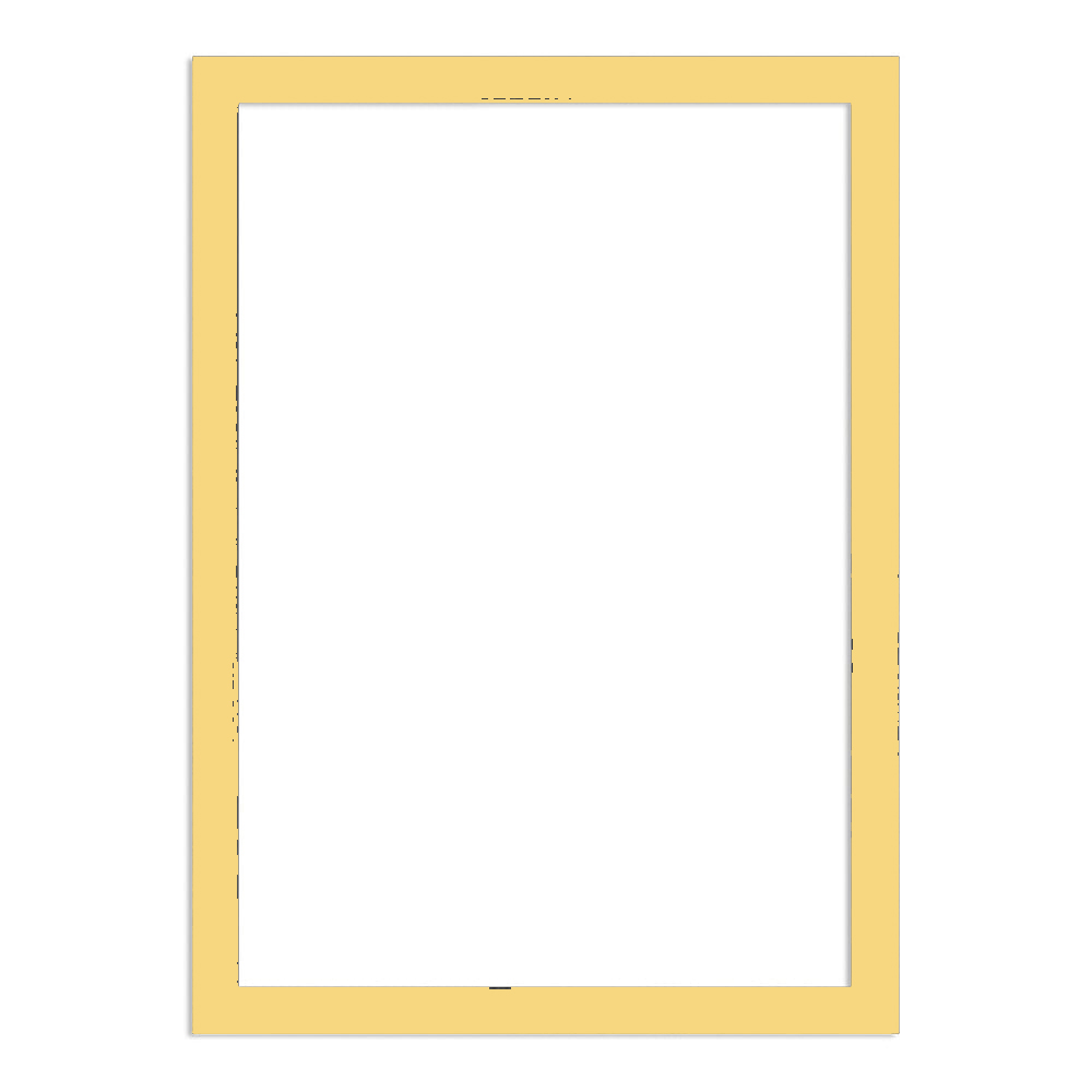 Fa képkeret arany üvegezett 20x30