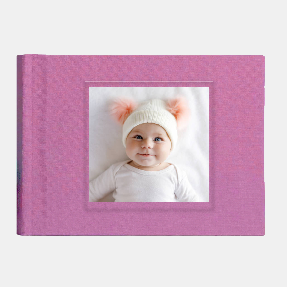 Fotókönyv 30x20cm - Pink szövet