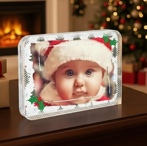 Fotókristály - Karácsony - Kellemes ünnepeket