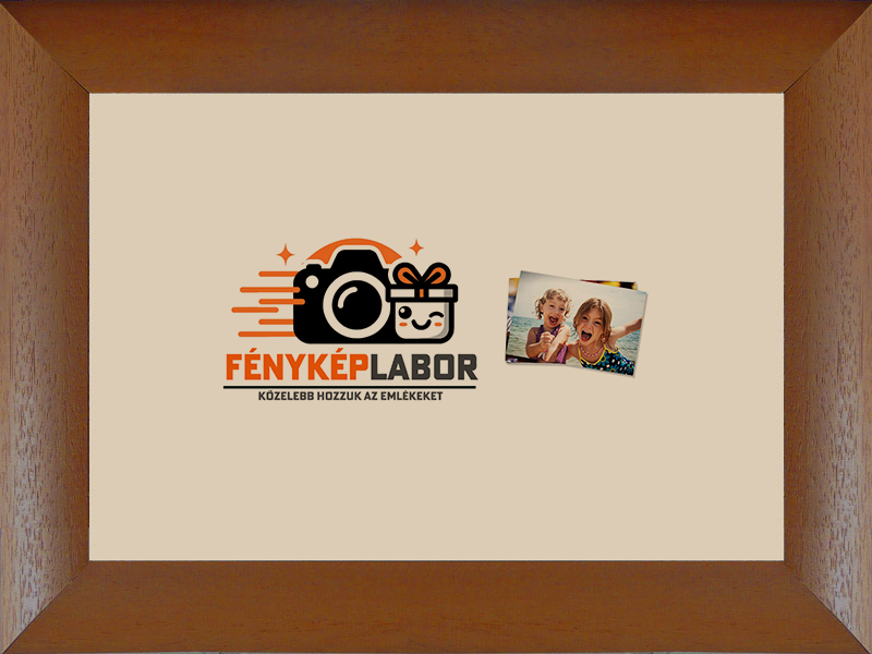 Képkeret 80x120 cm sötét barna