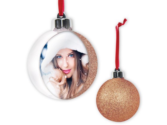 ZEP SF120C karácsonyfadísz gömb karamell