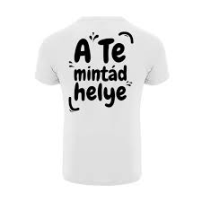 Fényképes Póló - Férfi XL - Méret