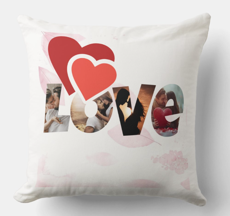 Egyedi fényképes párna - Valentin - V08