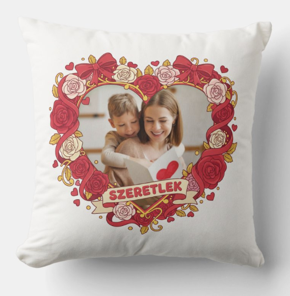 Egyedi fényképes párna - Anyáknapja -  Anya_A7